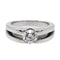Bague Solitaire Or blanc Diamant