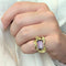 Bague 48 Bague motif Animalier or jaune et tourmaline 58 Facettes 27300