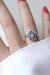 Bague Bague Art Deco Rosace Saphirs et Diamants 58 Facettes