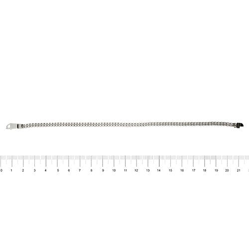 Bracelet Bracelet or blanc 58 Facettes 38033
