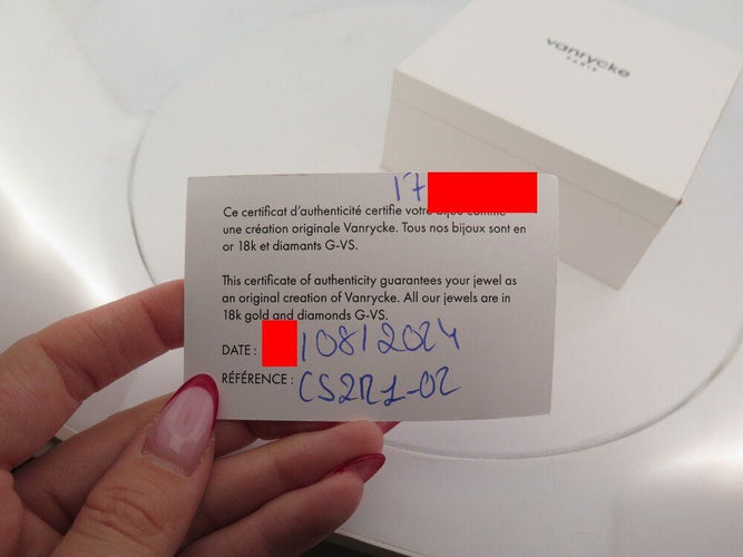 Collier collier VANRYCKE stardust 3 diamants or 58 Facettes 263847