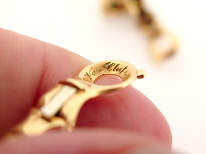 Boucles d'oreilles boucles d'oreilles VAN CLEEF & ARPELS pure alhambra en or jaune & onyx s 58 Facettes 271082