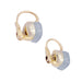 Boucles d'oreilles Boucles d'oreilles Pomellato, "Nudo" or jaune, aigue-marine laiteuse. 58 Facettes 33779