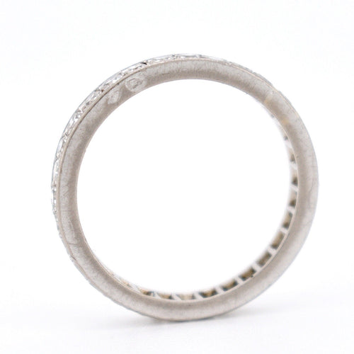 Bague 56 Alliance Art Déco en Diamants 58 Facettes 461