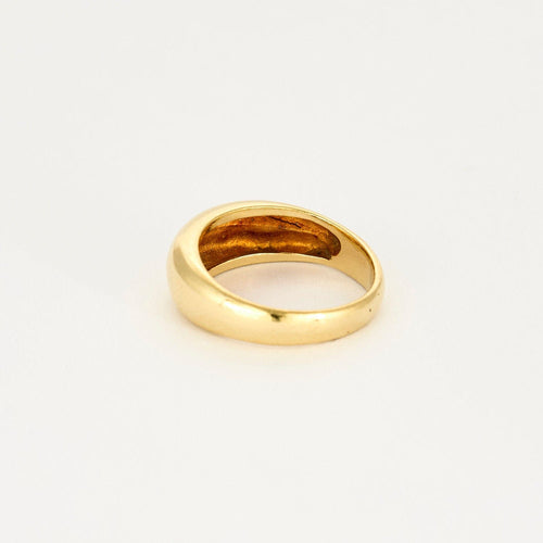 Bague 52,5 Bague jonc or jaune 58 Facettes CHA01786