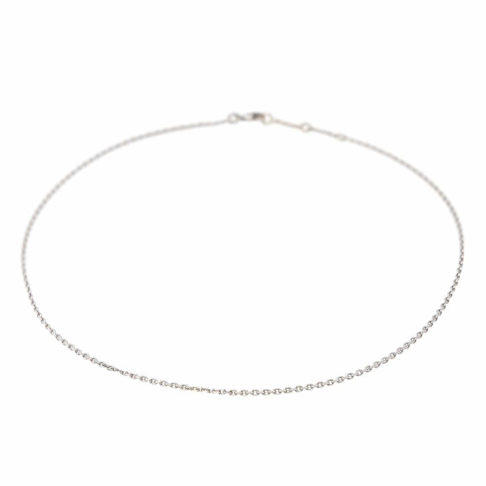 Collier Collier Maille forçat Or blanc 58 Facettes 3552525CN