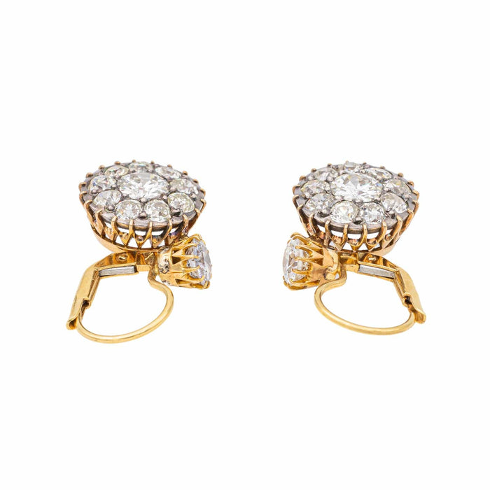 Boucles d'oreilles Boucles d'oreilles Or jaune Diamant 58 Facettes 1912524CN