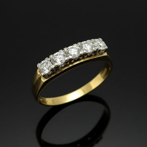 Bague Anneau de rivière des années 1930 58 Facettes