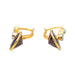 Boucles d'oreilles Boucles d'oreilles Dormeuses Or jaune, Platine Grenat, Diamant 58 Facettes 3806941CN