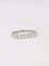 Bague 51 Alliance or blanc diamants 0,5 ct 58 Facettes J363