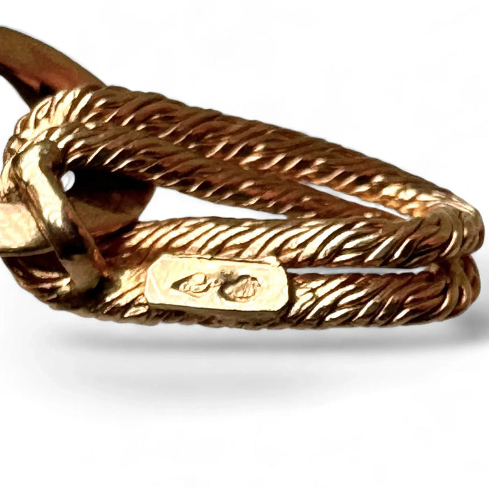 GEORGES LENFANT Rare bracelet en or jaune 58 Facettes