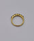 Bague 52.5 Demie alliance ornée de rubis et diamants 58 Facettes