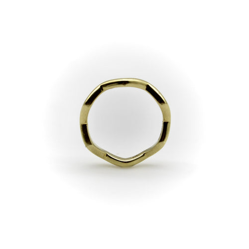55 Tiffany & Co. - Vintage Gold Zig Zag Paloma Picasso Ring 58 Facettes A2006Q