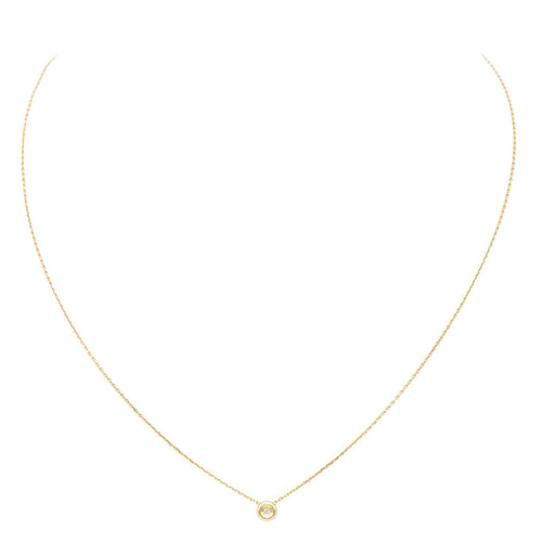 Collier Collier Or jaune Diamant 58 Facettes 579054RV