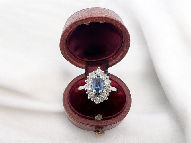 Bague 51 Bague Or Saphir Diamants 58 Facettes 183