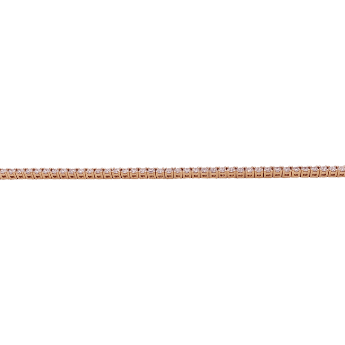 Bracelet Bracelet ligne tennis or rose, diamants. 58 Facettes 34169