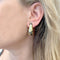 Boucles d'oreilles Boucles d'oreilles, bronze et or jaune. 58 Facettes 34625