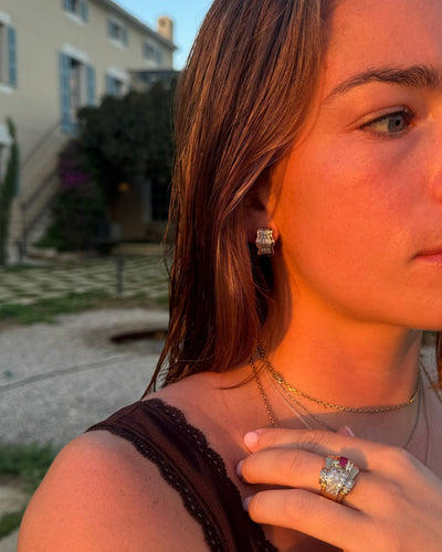 Vintage diamond earrings