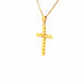 Pendentif Pendentif croix or jaune 58 Facettes 2-PEA2-GS37725