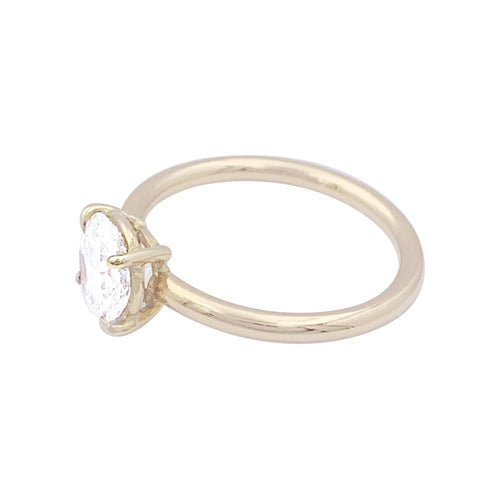 Bague 53 Bague solitaire or jaune diamant. 58 Facettes 32641