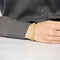 Bracelet Bracelet or jaune à motif de feuilles 58 Facettes CHAL0241