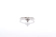 Bague 52 Solitaire diamant en or blanc 58 Facettes 26090