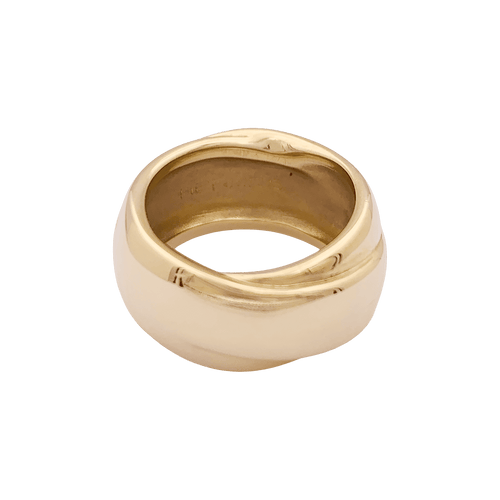 Bague 46 Bague Hermès "Volte", or jaune. 58 Facettes 34467