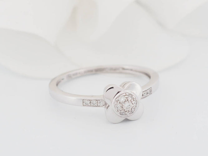 Bague 56 Bague Mauboussin Trop Chance en or blanc et diamants 58 Facettes 30567