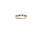 Bague 50 Alliance demi-tour or blanc & Diamants 58 Facettes 56-GS28786