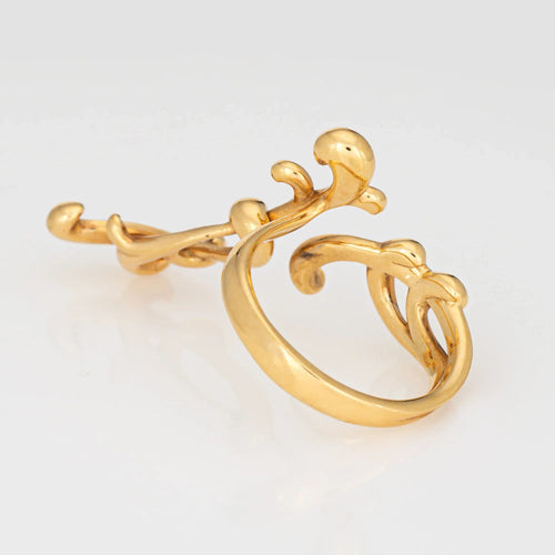 Bague Bague en or jaune 18 carats avec diamants Carrera y Carrera Origin, taille 7, forme articulée 58 Facettes G13589