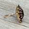Bague 59 Bague marquise en or rose, grenats 58 Facettes 281