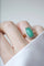 Bague 54 Bague Art Deco Chrysoprase Diamants 58 Facettes