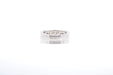 Bague 53 Demi alliance diamants en or blanc 58 Facettes 25870-25704-ef..