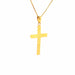 Pendentif Pendentif croix or jaune 58 Facettes 2-PEA2-GS37725