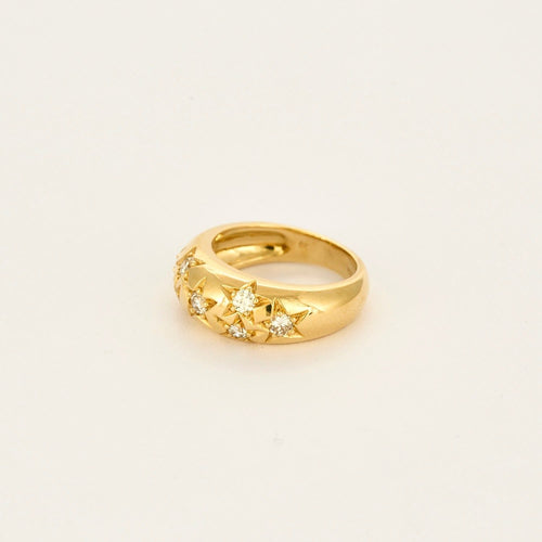 Bague 53 Bague Jonc Constellation or jaune 58 Facettes