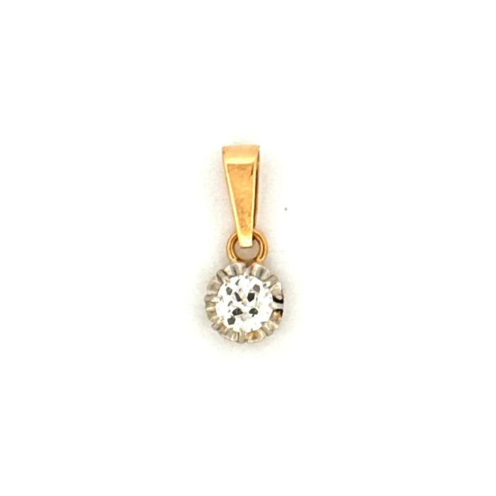 Pendentif Pendentif or jaune diamant 58 Facettes C3PE-GS34627-2