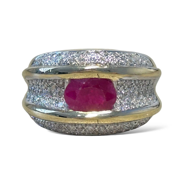 Bague 54 Bague rubis diamants 58 Facettes 329