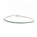 Bracelet Bracelet Rivière en or blanc et émeraude 58 Facettes D363126CG