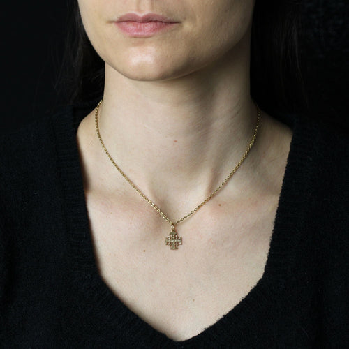 Pendentif Pendentif croix de Jérusalem 58 Facettes 24-327B