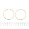 Boucles d'oreilles Grandes boucles d'oreilles créoles 58 Facettes 29276
