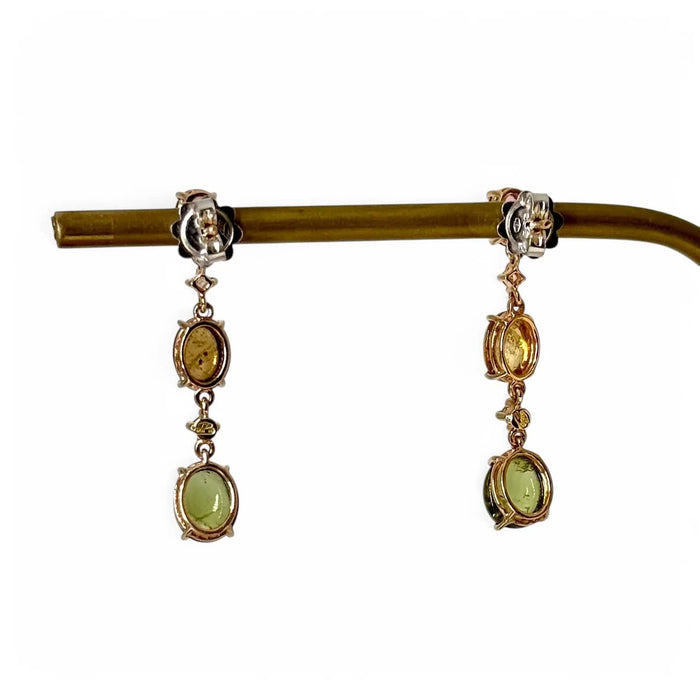 Boucles d'oreilles Boucles d'oreilles tourmaline 58 Facettes REF24085-248