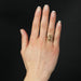 Ring 52 Old imperial topaz and fine pearl ring 58 Facettes 24-032