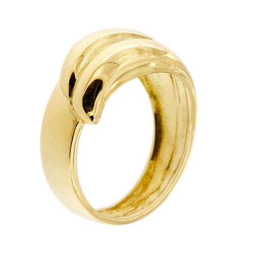 Bague à bande bombée