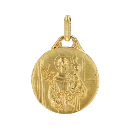 Saint Joseph Medal pendant yellow gold 58 Facettes CVP110