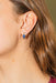 Boucles d'oreilles Boucles d'oreilles Or blanc Saphir 58 Facettes 3230379CN