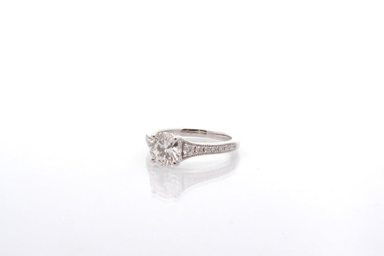 Bague 52 Bague diamant de 1,26cts G SI2 58 Facettes 27142-27073