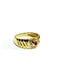 Bague 56 Bague or Rubis et Diamants 58 Facettes