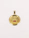 Pendentif AUGIS - Médaille amour ronde or jaune diamant rubis 58 Facettes J517