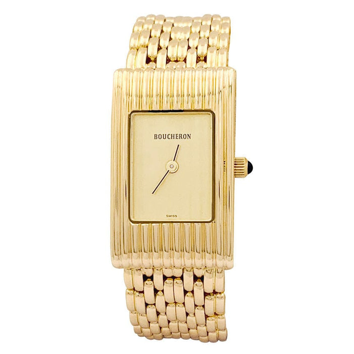 Montre Montre Boucheron "Reflet" or jaune. 58 Facettes 33769