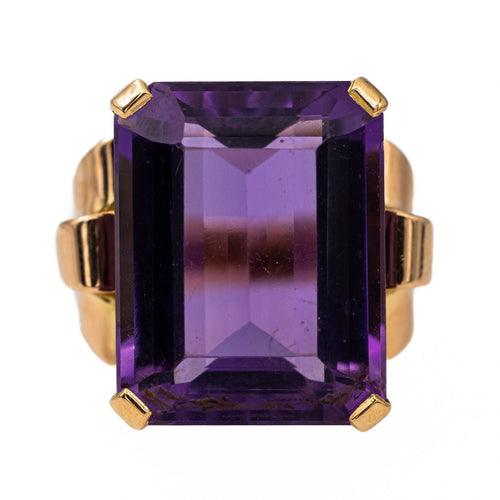 Bague 51 Bague Or rose Améthyste 58 Facettes 2912926CN